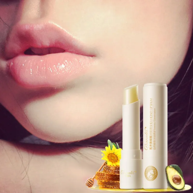 Women Girls Lips Care Balm Natural Plant Essence Nutritious Moisturizer