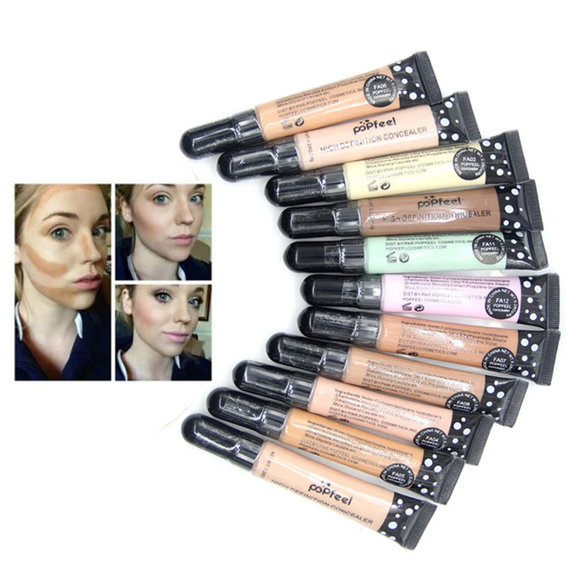 

POPFEEL 1 PC Face Makeup Base Concealer Eye Contour Corrector Cream Maquiagem Liquid Corrective Bronzer Primer Makeup Foundation