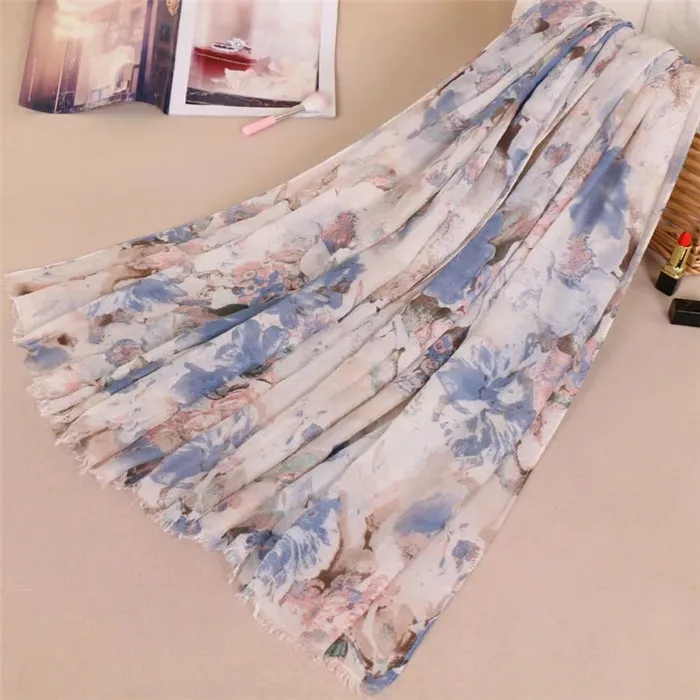 Продержающийся дизайн хиджаб мягкий хлопок шаль пашмины пляж длинный шарф для женщин