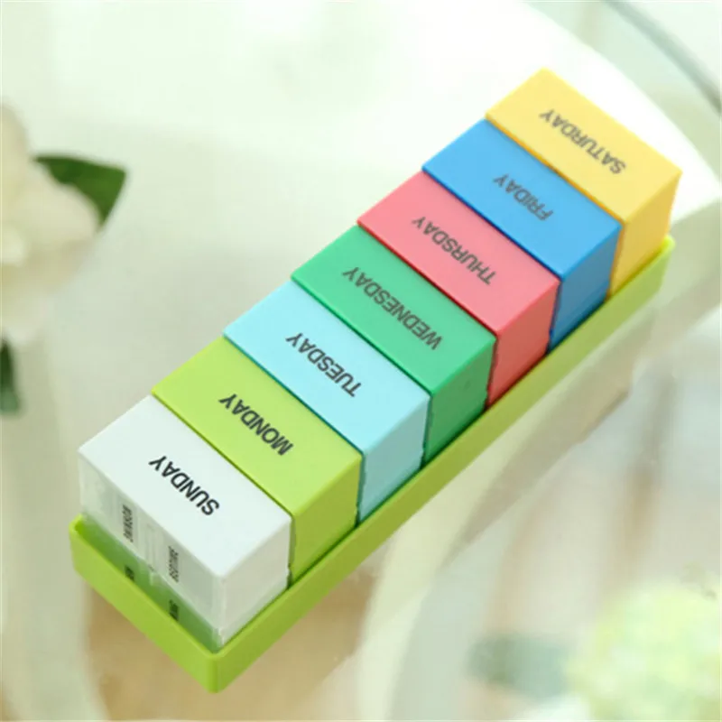 

Portable Weekly Pill Case Medicine Box 7 Days Travel 28 Cells Medicine Health Storage Pill Box Empty Organizer Holder Dispenser