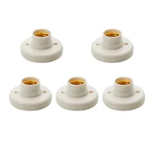 5 шт./лот E27 основание светильника держатель Diameter78mm/65 мм круглое основание адаптер для лампы