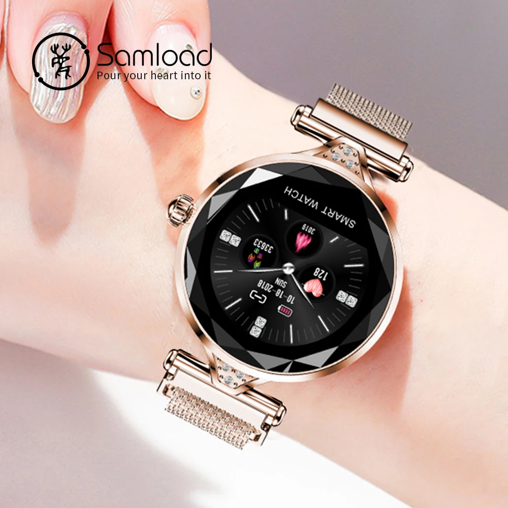 

Samload Women Smart Watch Support Alarm clock Medication Meeting Sedentary Drink reminder Fitness Tracker For iOS Android Phone