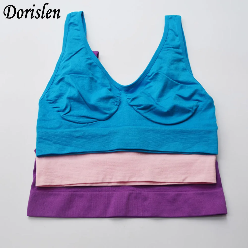 Dorislen 300 шт./лот оптовая продажа цветной бюстгальтер Ahh Бесшовные бюстгальтеры для