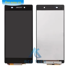 For Sony Xperia Z2 L50W D6502 D6503 LCD Display Digitizer Touch Screen Assembly + Adhesive sticker + tools Black