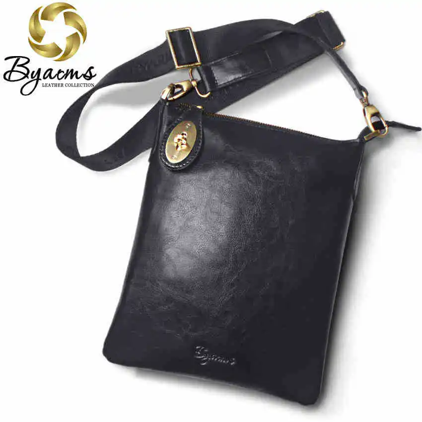 Free Shipping 2 Colors Genuine Leather Men Messenger Bags Genuine Leather Bags Fashion Men Bags 1216