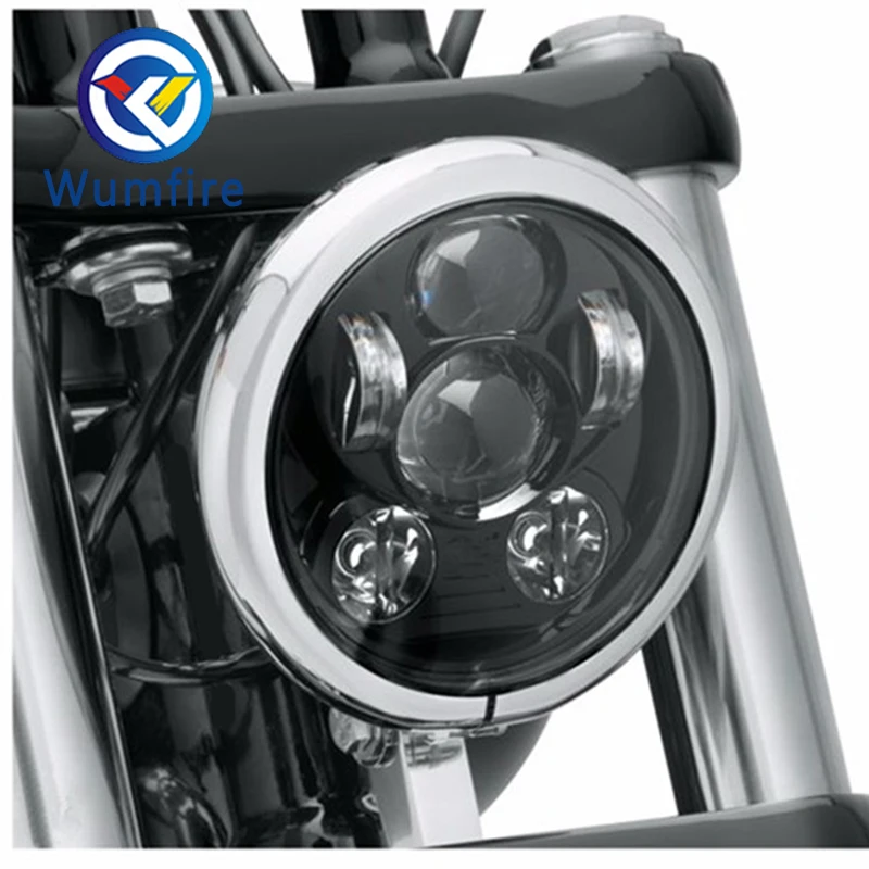 5 75 дюймов светодиодная круглая мотоциклетная фара для широкого Glide XL1200X FXDX Seventy