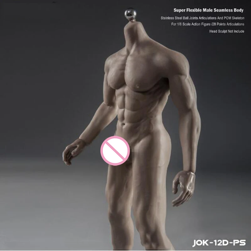 1/6 männliche Figur Seamless Muscular Body & Pants für 12 '' Sideshow Head 