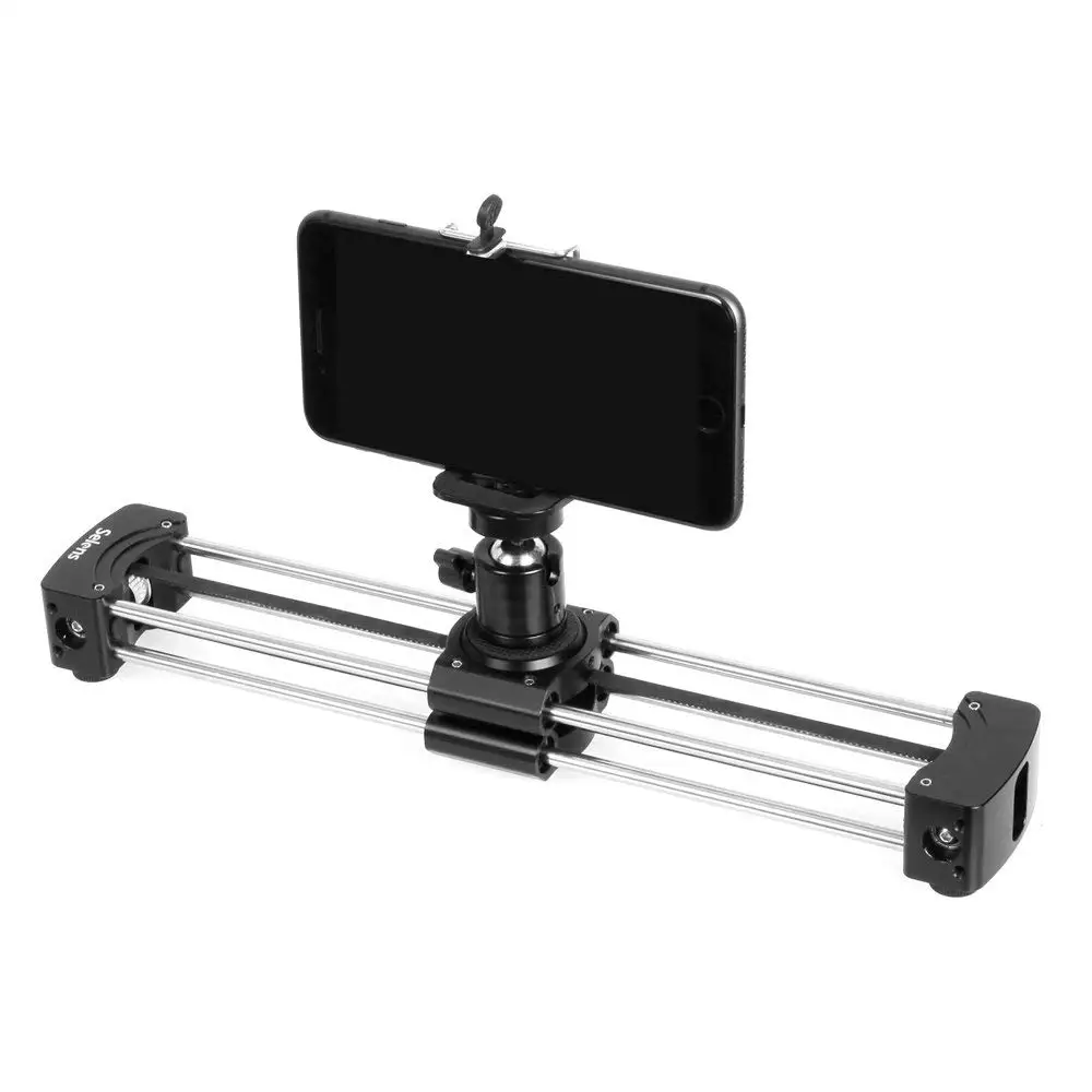 Selens 33 см мини алюминиевая камера видео гусеничный слайдер рельсовая система для Nikon Canon DSLR камера DV фильм Vlogging шестерни