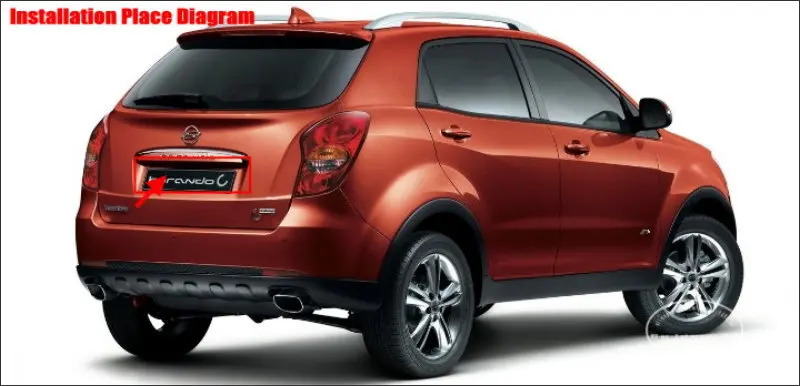 SsangYong-Korando-back-license-plate-lamp