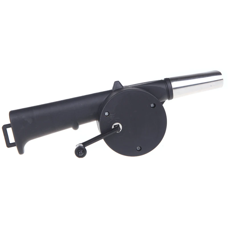 Outdoor BBQ Hand Crank Powered Fan Air Blower for Picnic Barbecue Fire Outdoor Camping Equipment