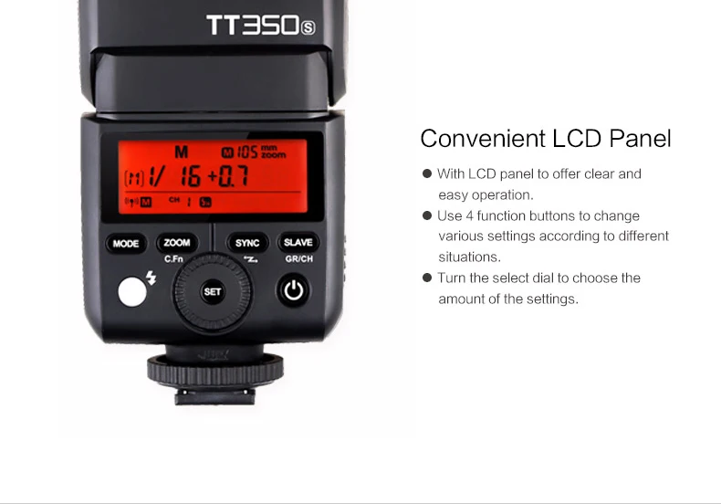 Godox Мини TT350 TT350S софтбокса Speedlite flash ttl вспышка для фотокамер Speedlite HSS 1/8000 s 2,4G Беспроводной Камера фон для фотосъемки для sony A7 A6000 A6500 A7RII A7R