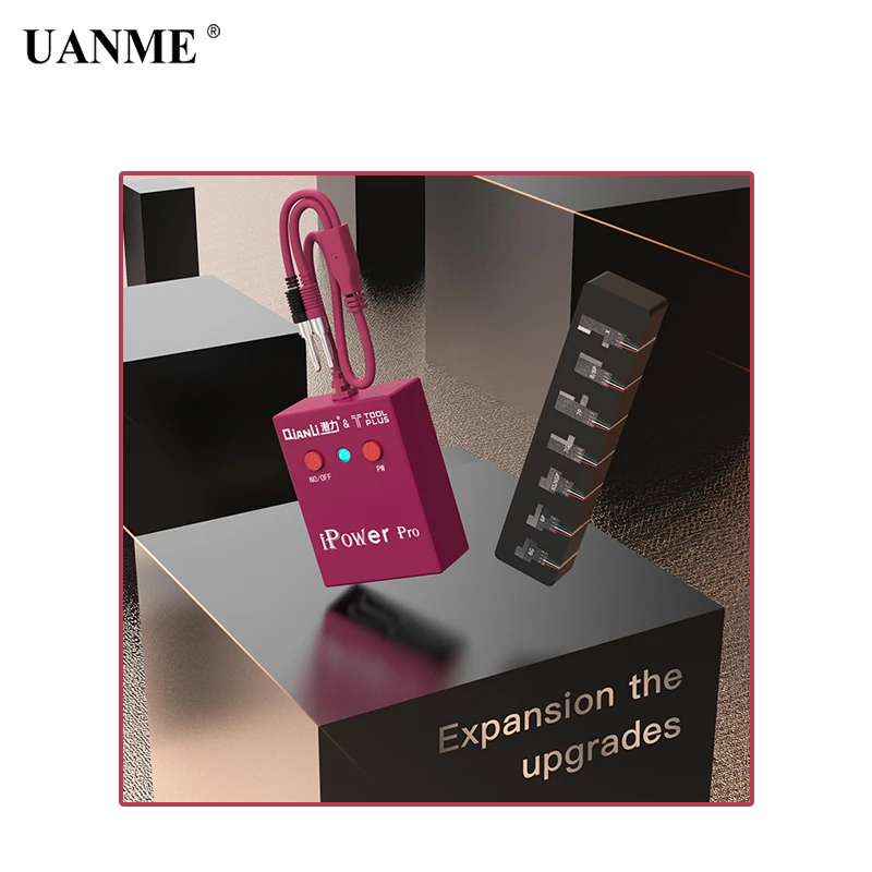 UANME Power Supply Test Cable With ON/OFF Switch iPower Pro for iPhone 6G/6P/6S/6SP/7G/7P/8G/8P/X DC Power Control Test Cable