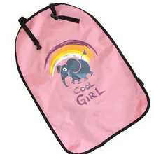 Универсальный защитный чехол на заднее сиденье автомобиля с розовым слоном, автомобильный анти-Кик, детский коврик, органайзер, анти-кик, детский коврик, Прямая поставка, автомобильный стиль