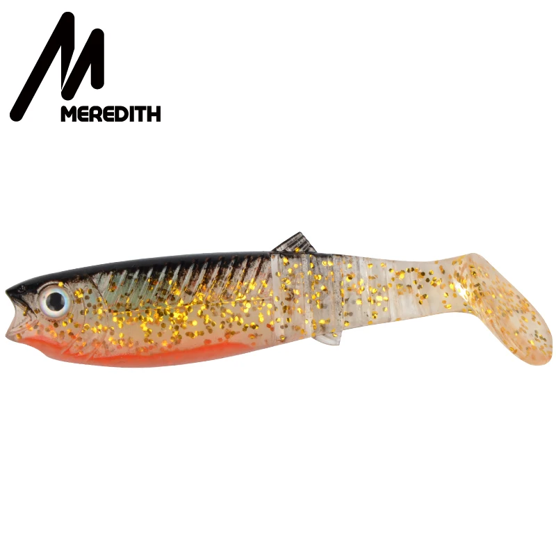 MEREDITH 3PCS 22g 12.5cm Cannibal Soft Lures Shads Fishing Fish Lures Fishing Lures soft Fishing Baits JX62-12
