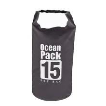 15L плавание сумки ПВХ Водонепроницаемый водонепроницаемая сумка мешок сумка для воды плавающие на лодке Каякинг Кемпинг хранилище для рыболовных снастей сумка#2M07