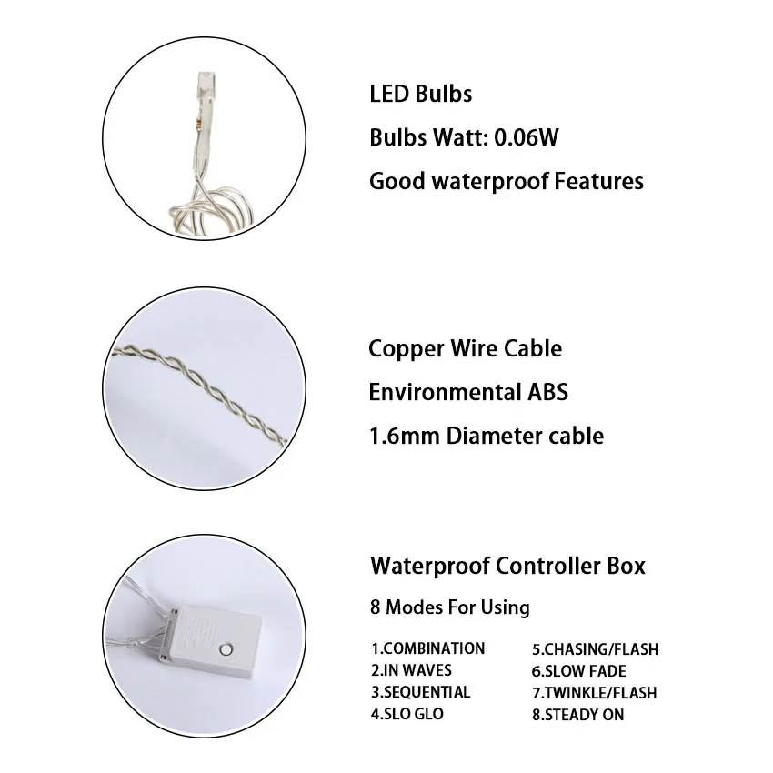 Gerlyanda Curtain LED Lights Decoration Garland Light Christmas Wedding Lights For Party New Year Christmas Lighting Outdoor