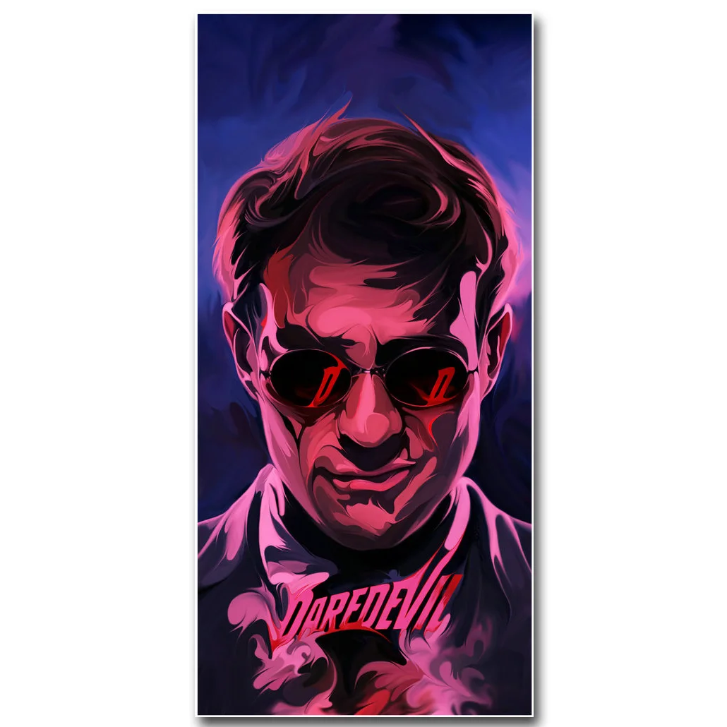 

Daredevil Superhero Art Silk Fabric Poster Print 13x27 24x50inch TV Series Matt Murdock Pictures for Room Wall Decoration 019