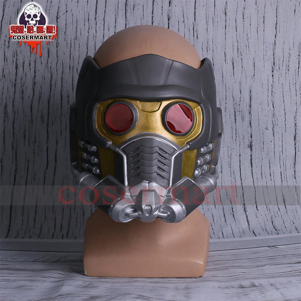 Guardians of the Galaxy Helmet Mask Cosplay Peter Quill Helmet Latex Star Lord Helmet Halloween Party Mask Adults (5)