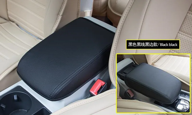  High Quality Microfiber leather Armrest box Cover Protective sleeve Protective film For VW Volkswag