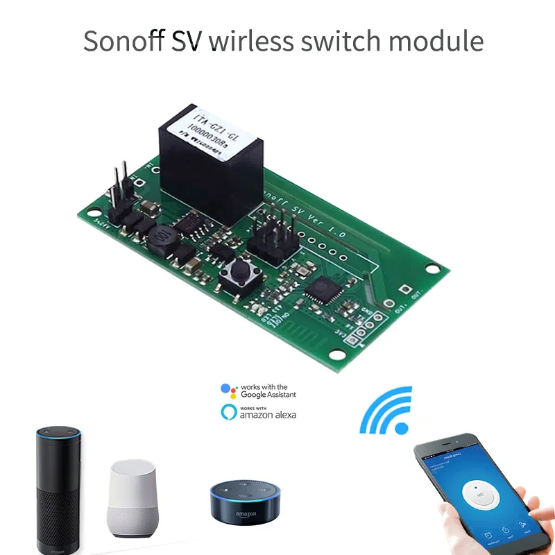 Sonoff SV ITEAD безопасное напряжение DC 5 24 в WiFi беспроводной переключатель модуль