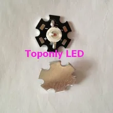 620-630nm 3 Вт красный цвет светодиода лампа DC2.4-2.8V 90-100lm с радиатором Звезда PCB 1000 шт./лот с фабрики DHL