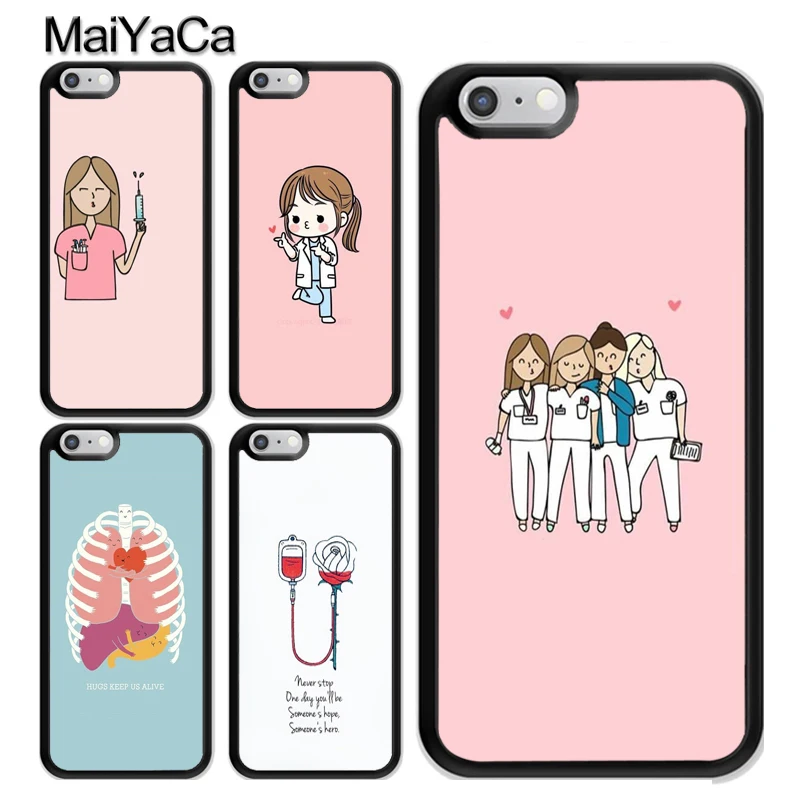 

MaiYaCa Doctor Nurse Medicine Student Soft TPU Skin Phone Case For iPhone X XR XS MAX 6 6S 7 8 Plus 5 5S SE Fundas Coque Cover