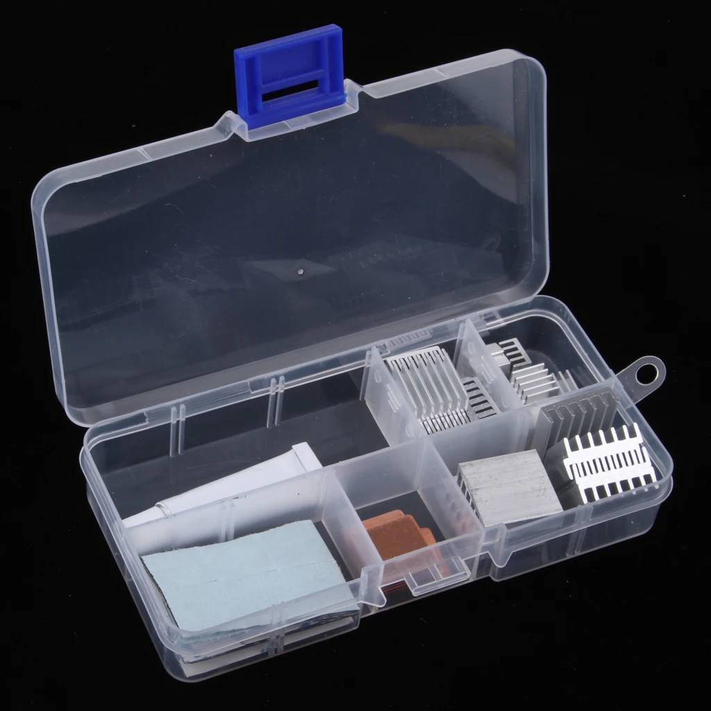 

Heatsink Kit Aluminum + Copper with Adhesive Tape Cooling Fin for IC Board