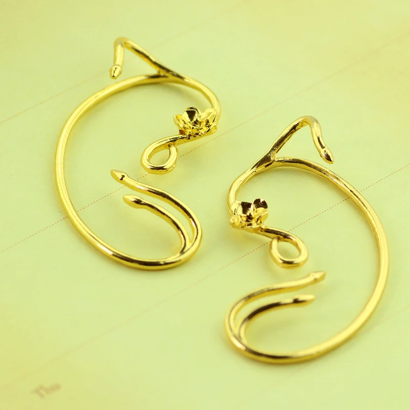 Женские серьги пусеты feimeng в виде сказочной красавицы и чудовища|stud earrings|rose stud