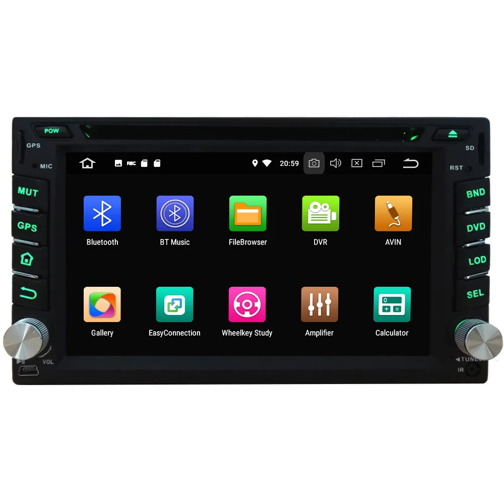 Clearance Octa Core 4G WIFI Android 8.1 4GB RAM 64GB ROM RDS BT 2Din Universal Car DVD Multimedia Player Radio Stereo For Nissan Hyundai 1