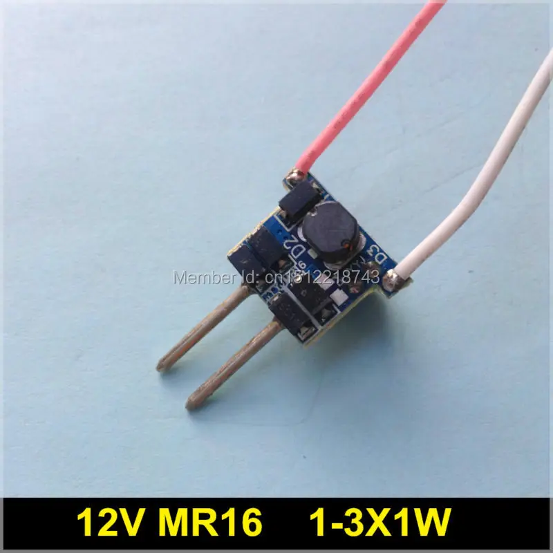

10 PCS/LOT MR16 12V 1-3X1W LED Driver 1W 3W IC 6807 lamp power transformer power supply 1x1W 3x1W 12V 280ma Constant Current
