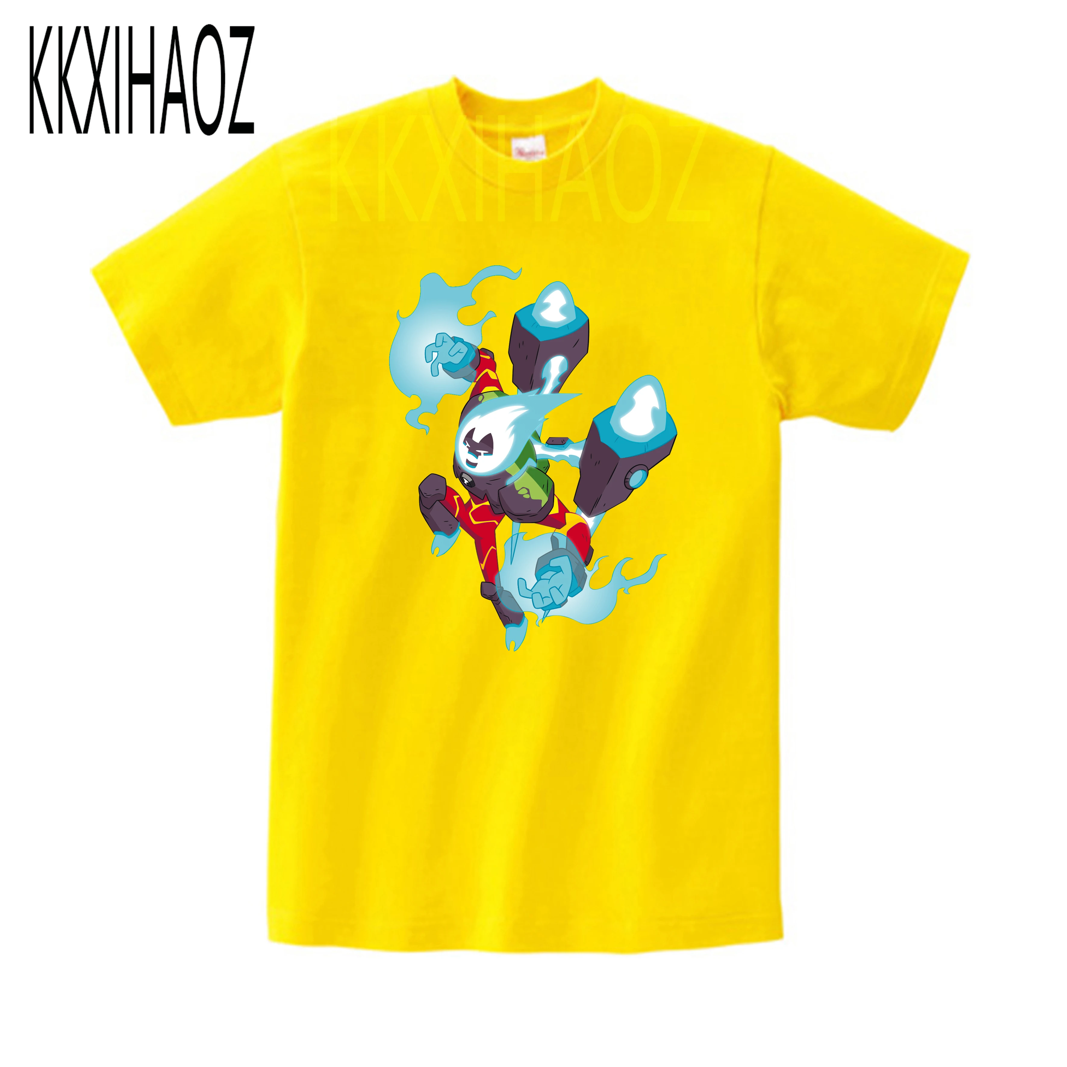 

2019 Summer Tops Ben 10 Costumes Boys T Shirt Short Sleeves Boys T-shirts Sportwear Outfits Cartoon Kids Short Sleeves MJ
