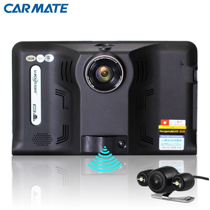 New 7 inch Car dvrs Camera Recorder Android GPS Navigation Rear view vehicle gps AVIN WIFI FM 16GB Navitel/Europe Map