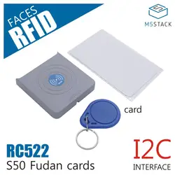 M5Stack новая RFID RC522 панель для M5 Face I2C интерфейс S50 Fudan карты