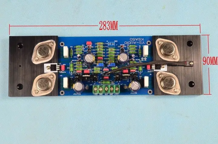 Собранная Hi Fi стерео усилитель AM90 Kim герметичная Плата усилителя класса AB 200 Вт +