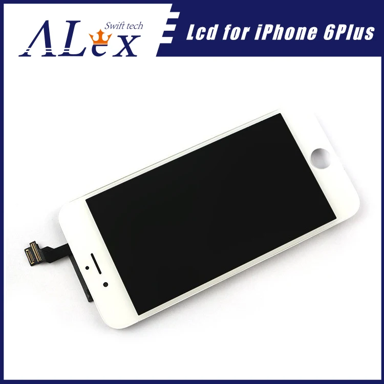 10 шт. качество AAA дисплей для iPhone 6 plus LCD OEM Белый цвет стекло дигитайзер и сборка