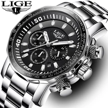Relojes Hombre 2018 New LIGE Fashion Mens Watches Luxury Brand Business Quartz Watch Men Sport Waterproof Big Dial male watch Relojes Hombre 2018 New LIGE Fashion Mens Watches Luxury Brand Business Quartz Watch Men Sport Waterproof Big Dial male watch