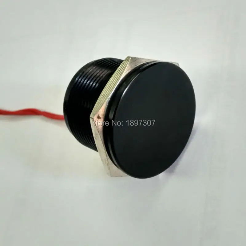 

22mm piezo switch with Black color anodized aluminium momentary normal open non-illumination