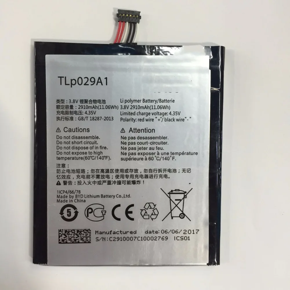 Новинка 3 8 V 2910mAh TLp029A1/TLp029AJ для Alcatel OneTouch Pop 5 &quotOT 5025 OT 5025D батарея|Аккумуляторы