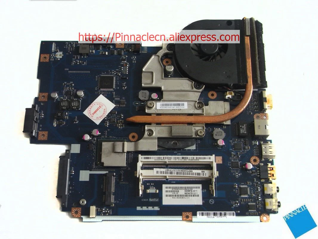 Pаспродажа MBPSV02001 материнская плата для acer aspire 5741 5741ZG LA 5892P с радиатором вместо LA 5891P LA 5893P LA 5894P