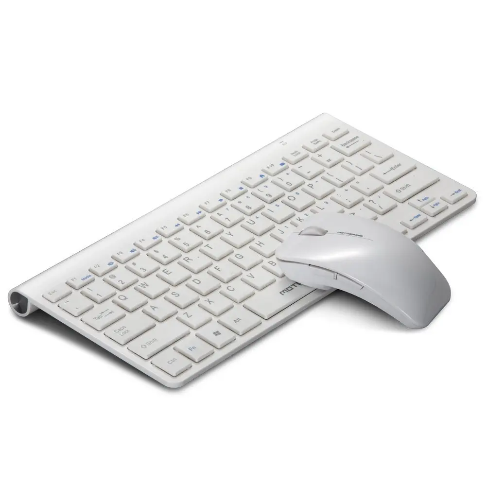 Ультра тонкий 2,4 ГГц dpi беспроводная клавиатура и Оптическая Мышь Комбинированный набор с USB нано приемником для Windows 7/8 Vista XP Mac OS