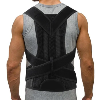 

2019 Health Care Adjustable Posture Corrector Brace Shoulder Back Spine Support Belts Orthopedic Corset for Men Women Ease Pain