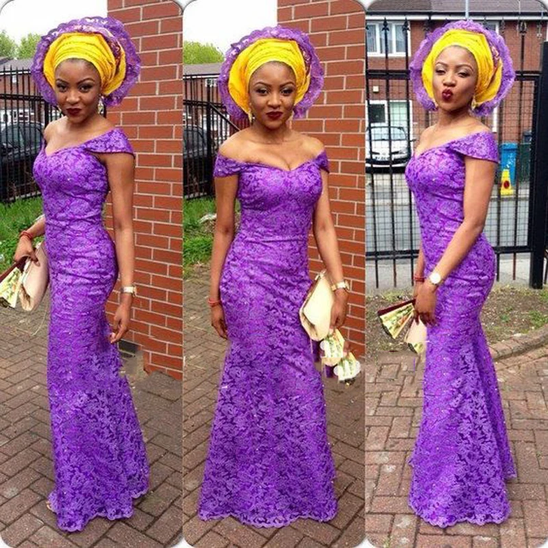 purple and gold african dresses