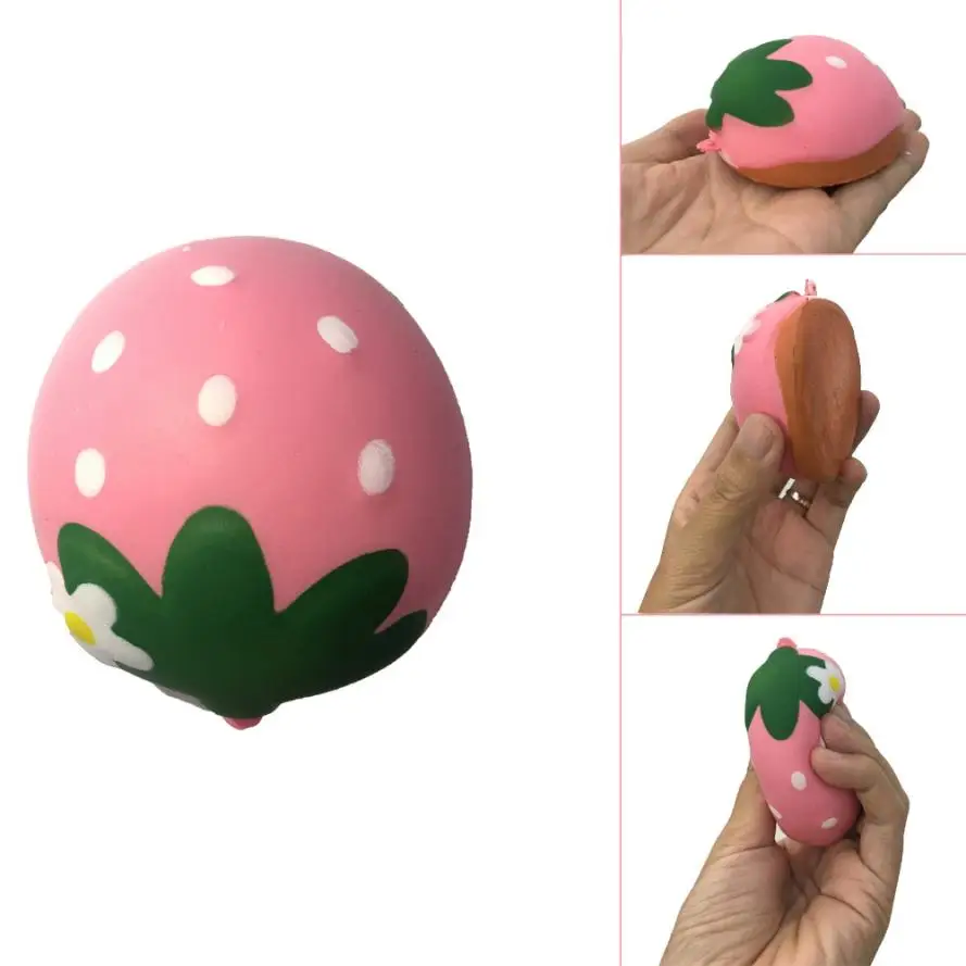 Игрушка антистресс пены Squishies медленный рост мини-розовый шоколад клубничным ароматом мягкими игрушками для детей Подарки 30S881