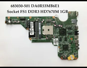 

High quality for HP Pavilion G4 G6 G7-2000 Laptop motherboard 683030-501 DA0R53MB6E0 R53 Socket FS1 DDR3 HD7670M 1GB Fully test