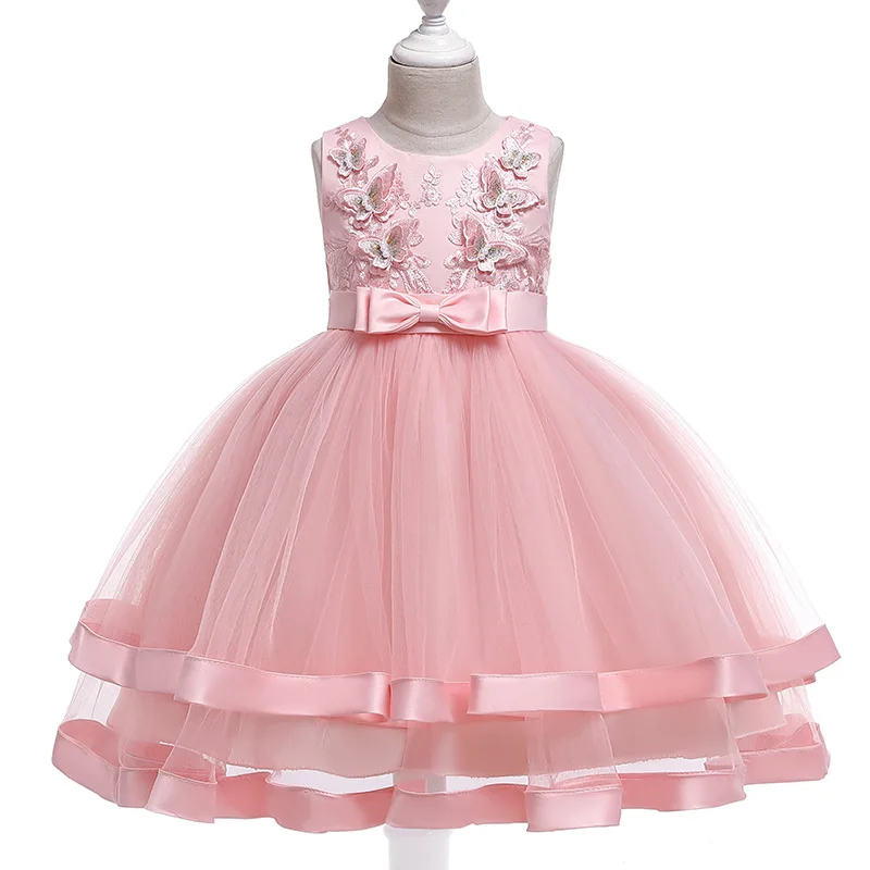 Kids Dresses For Girls Elegant Tutu Princess Dress Flower Girls Dress For Wedding and Party Dresses Children Clothing vestidos