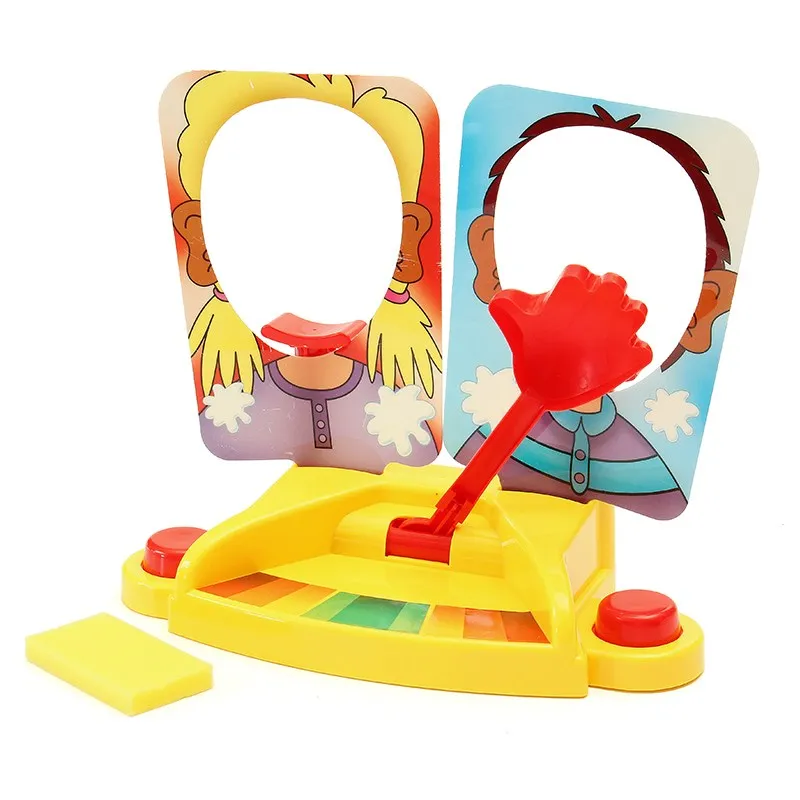 Funny Board Games Toy Double Cream Hit Face Smashing Machine Fun Gadget