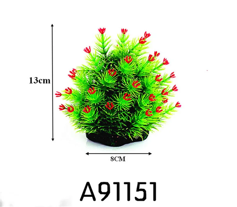 1 шт. маленькие/большие аквариумные растения пластиковое украшение аквариума поддельные растения аквариум с травой украшения - Цвет: h