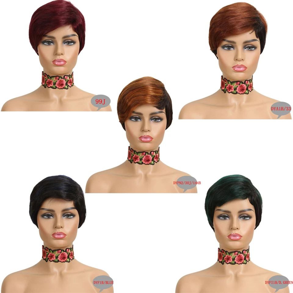Debut Бразильские короткие человеческие волосы парики Мода Remy короткие человеческие волосы боб парики Дешевые человеческие волосы парики для женщин