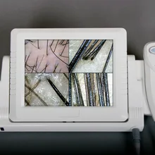 Новинка, все в одном, 2,0 МП, высокое разрешение, цифровая CCD камера для анализа волос с 8 дюймовым ЖК-монитором и 4 сравните изображения