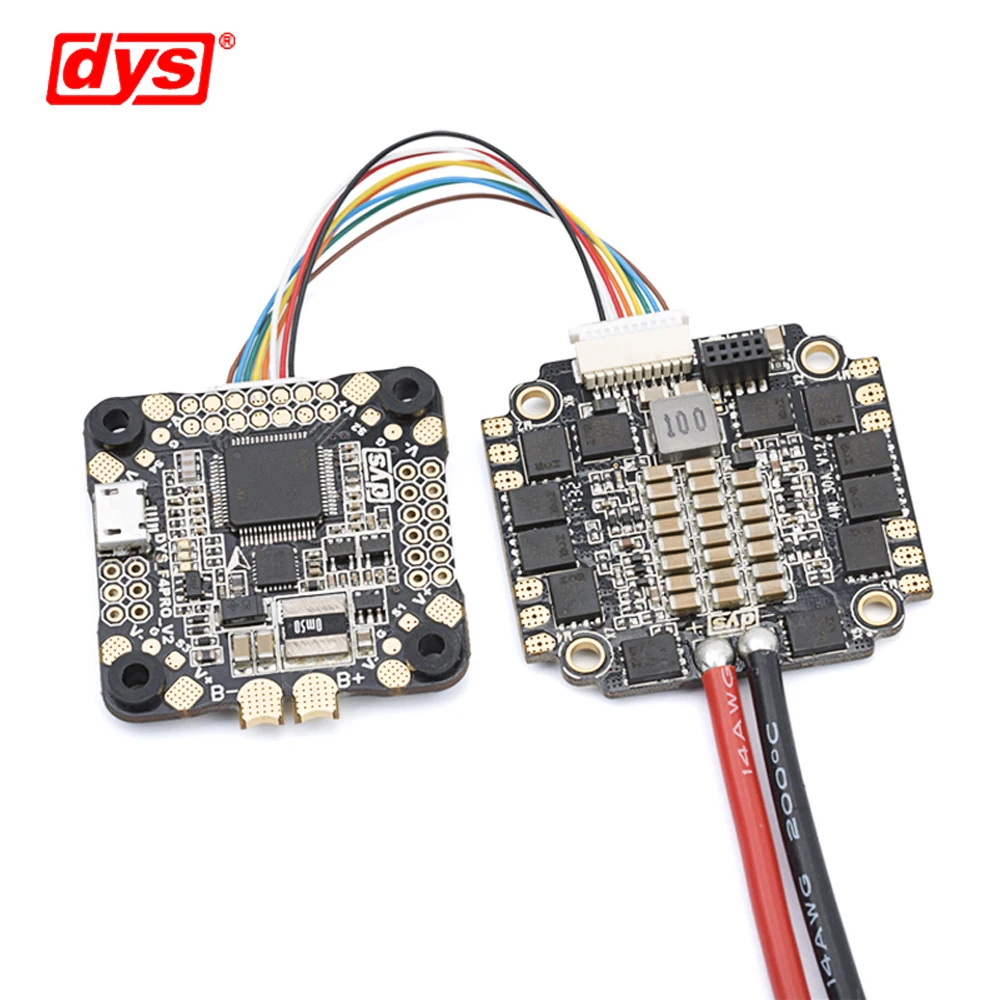 DYS Ария F45A 4in1 Blheli_32 3~ 5S 45A Brushless ESC и F4 PRO V2 Betaflight полета Управление с выходом 5 V/3A 9В/1.2A BEC